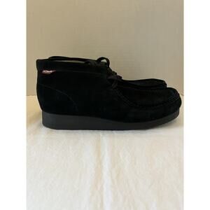 Clarks Wallabee Men's Size 9.5 M Black Suede Boots Shoes